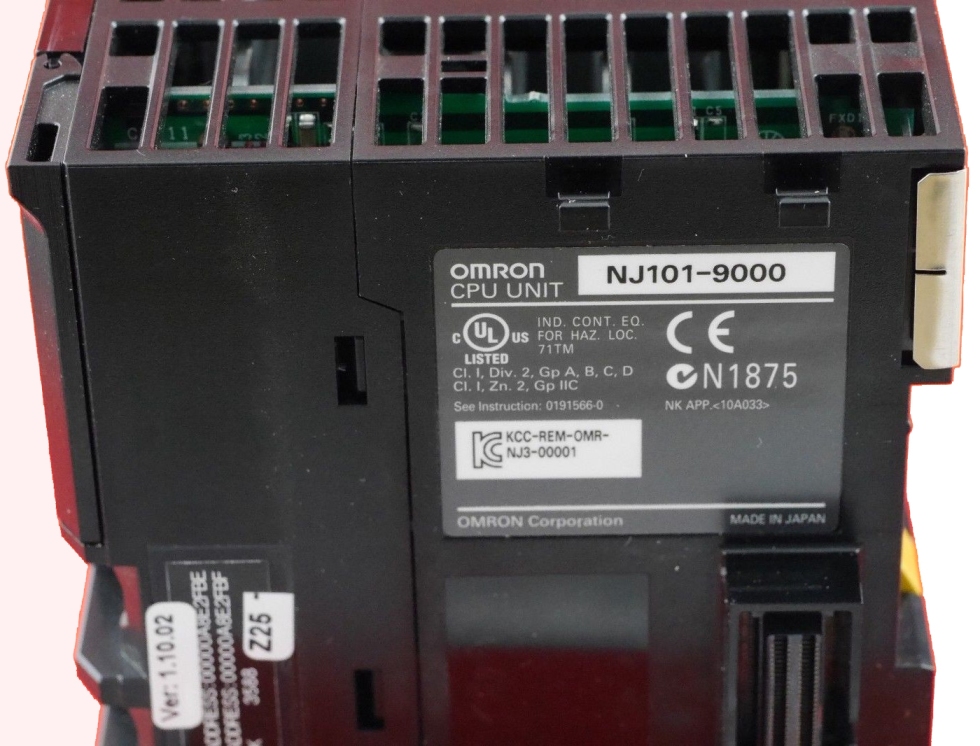 高速配送 OMRON オムロン CPUユニット NJ101-9000 保証付き eu 