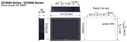 Pro-face / Graphic Panel Display / GP2500-TC11