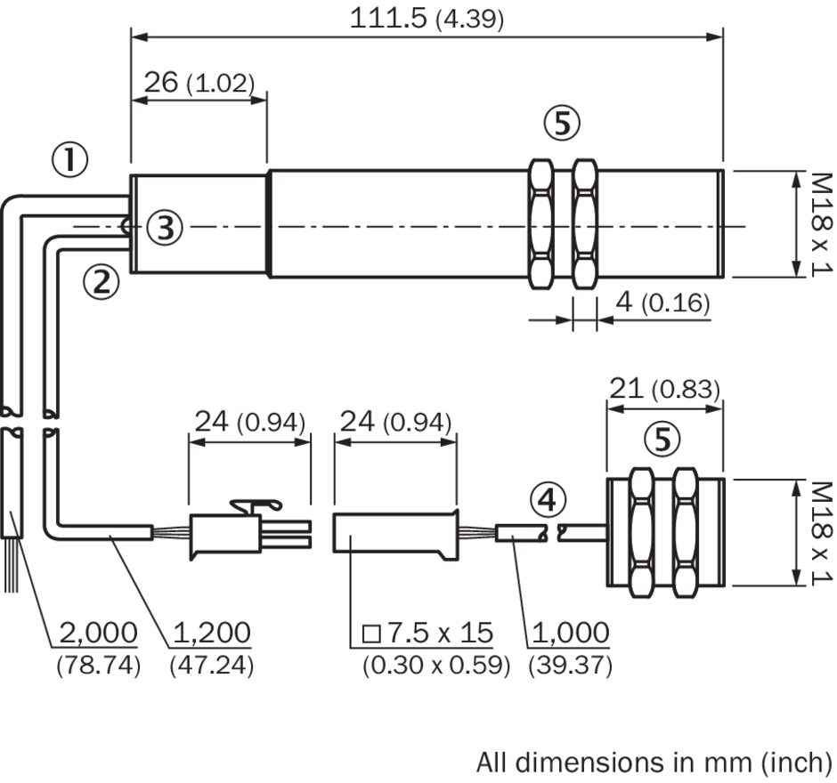 SICK / Ultrasonic sensors / UM18-20014