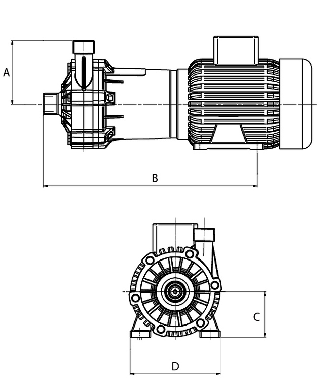 TAPFLO  Magnetic drive pump  CTM32-12.5